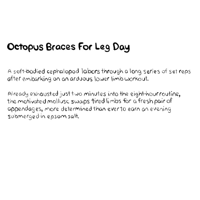 Octopus Braces For Leg Day