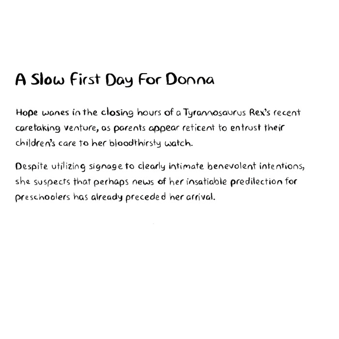A Slow First Day For Donna