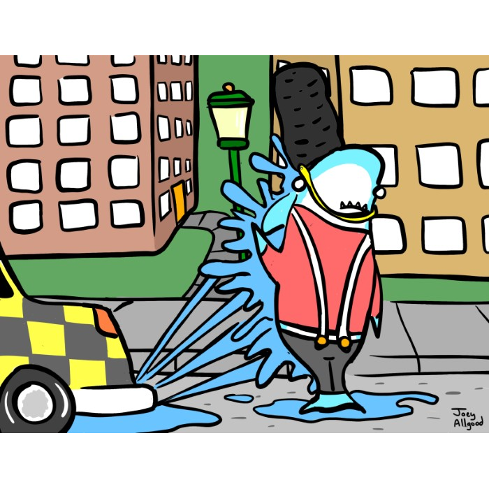 Shark Suffers Consequences of Poor Rideshare Service Rating