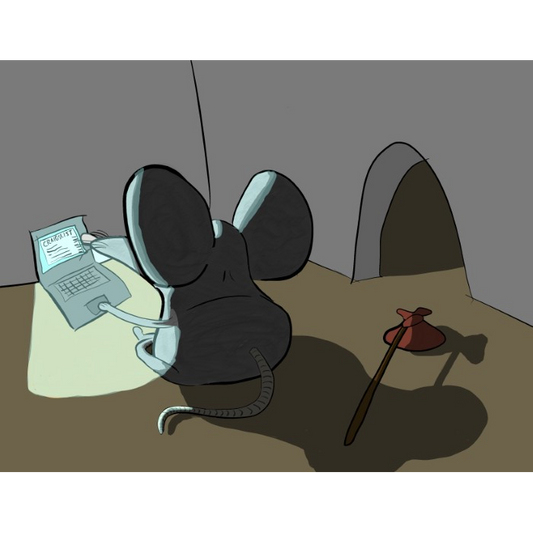 Mouse Finds Meta Art While Craigslisting For Free Furniture