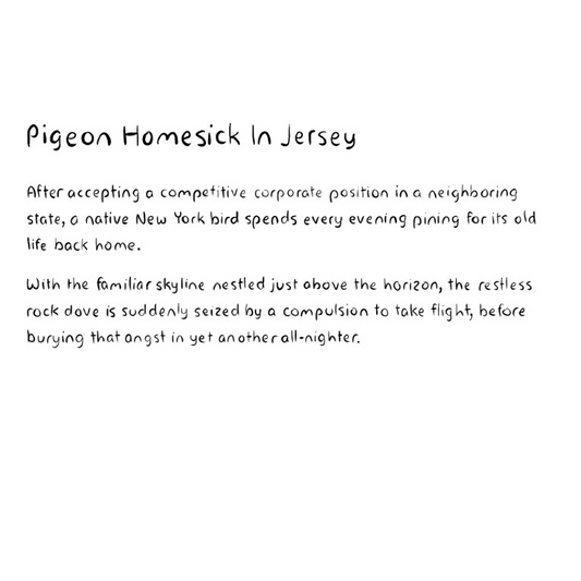 Pigeon Homesick In Jersey