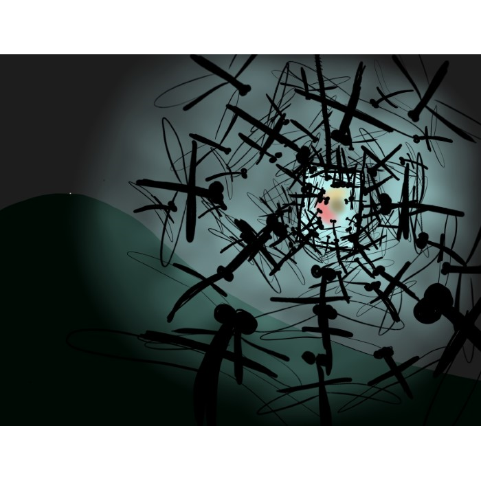 Hungry Swarm Can't Resist Shiny Noisy Thing
