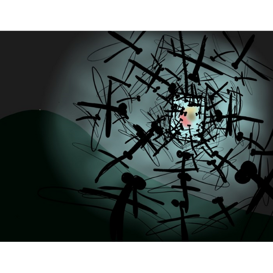 Hungry Swarm Can't Resist Shiny Noisy Thing