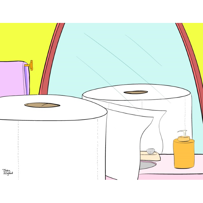 Toilet Paper Prepares For Another Crappy Workday